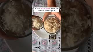 Debat Besar Soal Nasi: Nasi Putih vs. Nasi Merah - Mana yang Lebih Baik untuk Anda? 😃 #shorts
