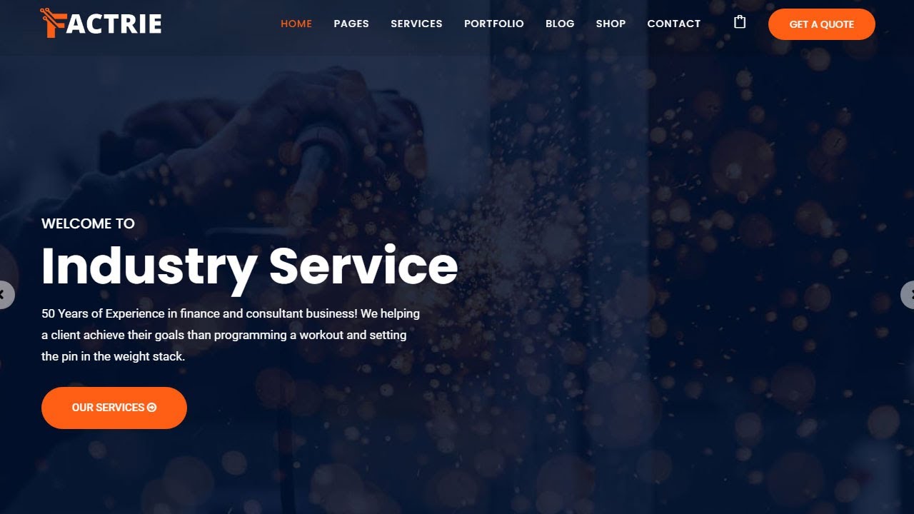 2023 Best Mobile Friendly Industrial & Factory WordPress Theme