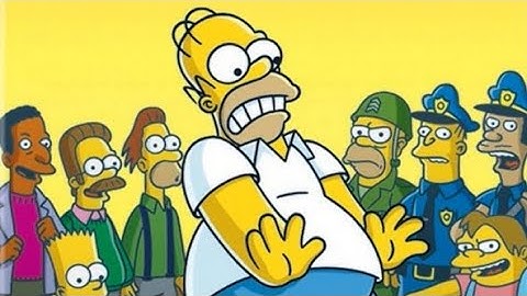 Playthrough Of The Simpsons Game On PSP Emulator Part 1