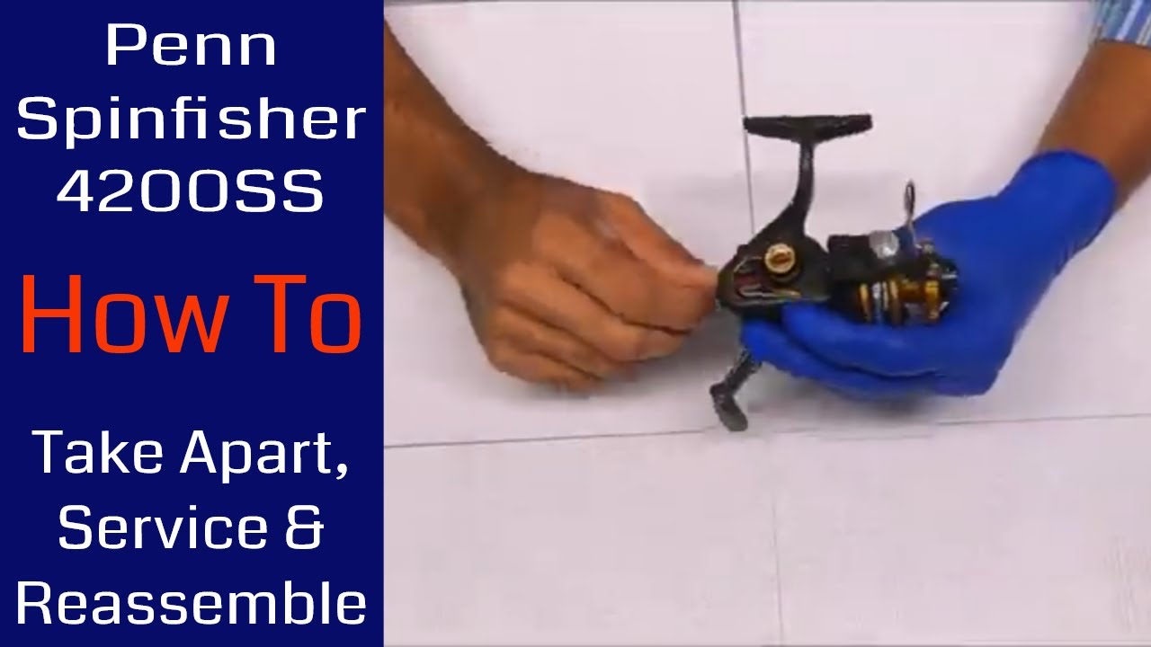 Penn Spinfisher 4200SS Fishing Reel - How to take apart, service