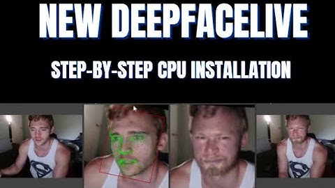 "Step-by-Step Guide: Installing New DeepFaceLive on Computer for Prefect Face Swapping ! No GPU !