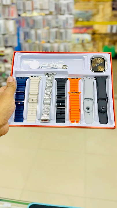 Latest Ultra 3 Smart Watch With 7 Premium Straps And Metal Amoled Display ⌚️