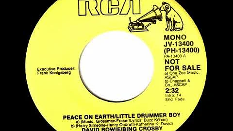 Bing Crosby, David Bowie - Peace On Earth / Little Drummer Boy - stereo