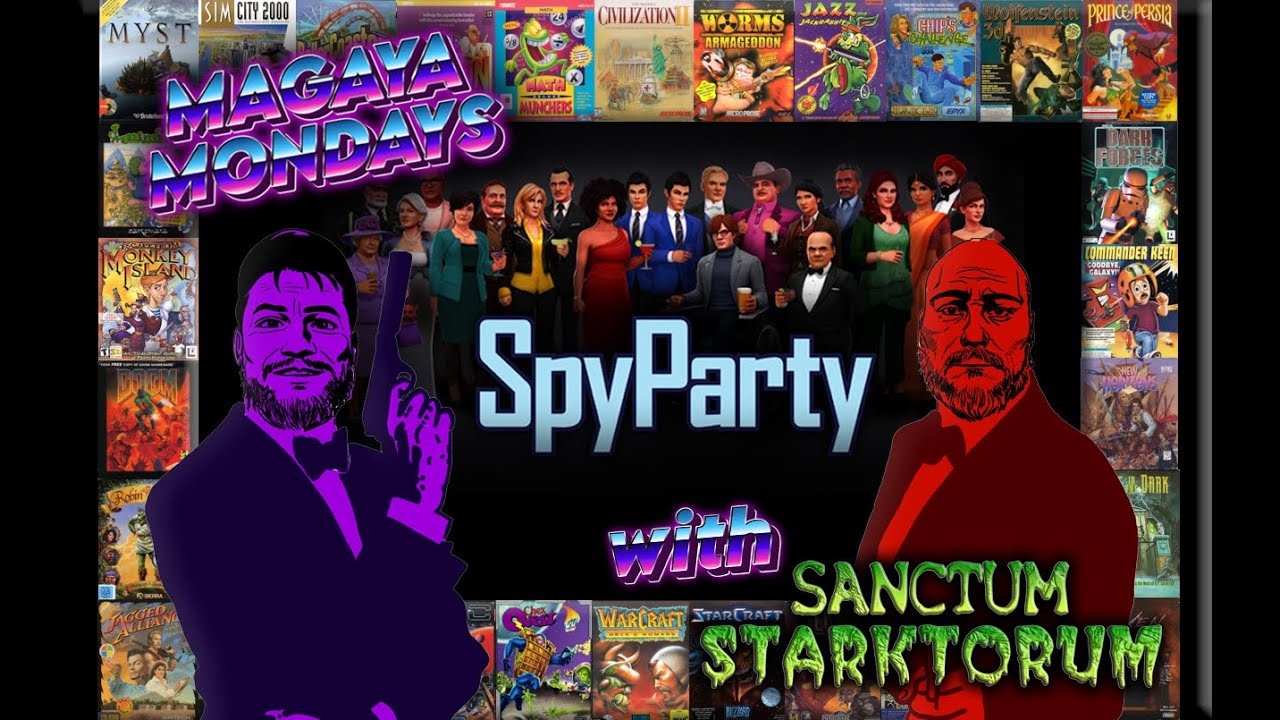 Omega Ace and Sanctum Starktorum Play SpyParty for the First Time! | Omega Ace Gaming