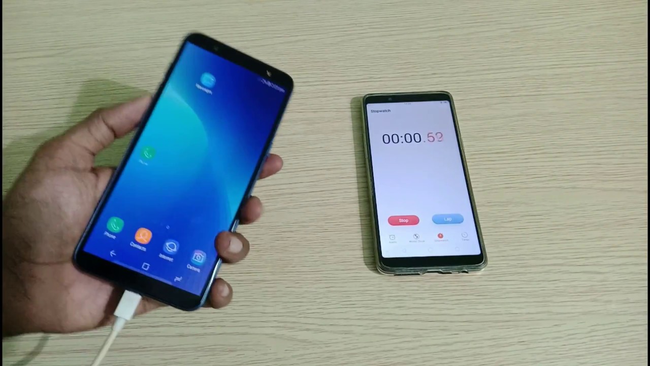 Samsung Galaxy J8 Charging Time Test Youtube