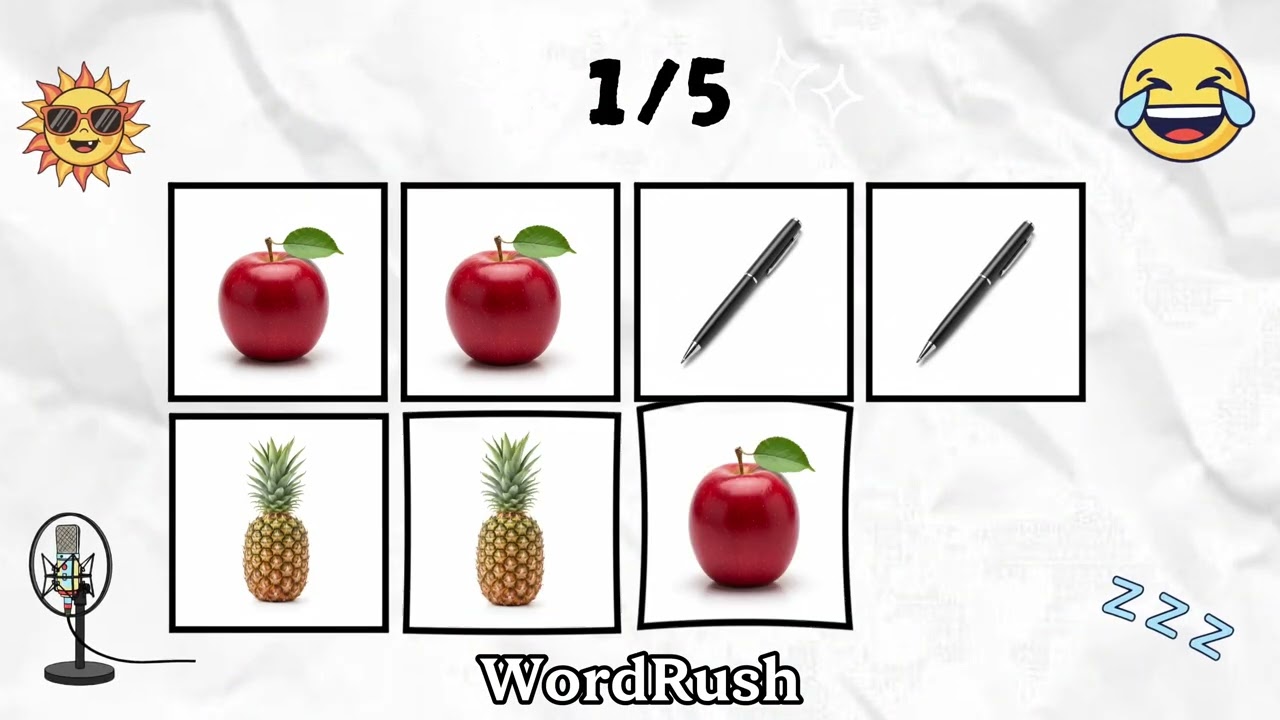 Say the word on beat challenge | Run-Sun-Gun | Apple -Pan-Pinapple-Snapple