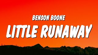 Benson Boone - Little Runaway (Lyrics)  | 25 Min