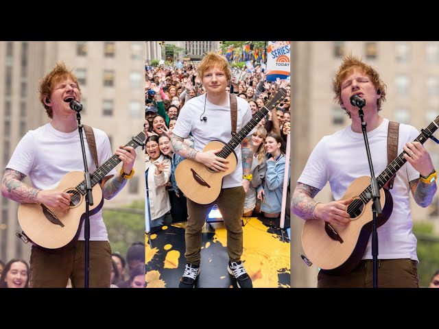 Ed Sheeran live Today Show Full Performance (Eyes Closed, Life goes on, Boat, Perfect, Curtains) class=