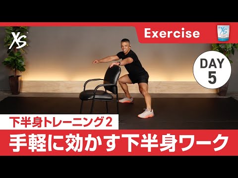 つ*ん様 値下げ！gymterior エクササイズデバイス スターター】DAY5ー下半身トレーニング2 初心者向けエクササイズ