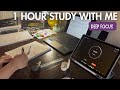 1 Hour Silent Study With Me | Real Time | No background