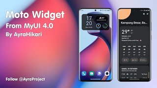 Motorola Clock and Weather Widget Ported Apps for Android 9.0+ screenshot 4