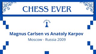 Magnus Carlsen vs Anatoly Karpov. Moscow, Russia. 2009