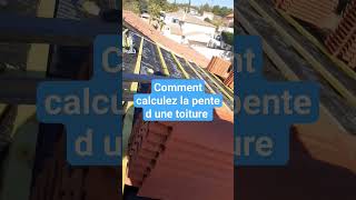 comment calculez la pente d une toiture en pourcentage %❤