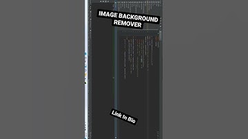 Image background remover using python