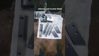 Crusher Blade V/S Agglomeration Blade...#industrial #crusher