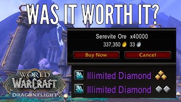I prospected 40 000 Serevite ore so you don
