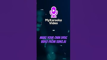 🤯 AI Creates BOTH Songs + Lyric Videos in Minutes! #karaoke