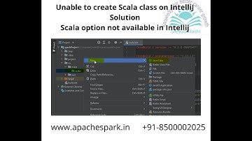 In intellij scala options not available why? How to solve