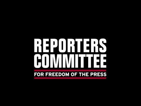Video thumbnail: Who We Are — The Reporters Committee for Freedom of the Press