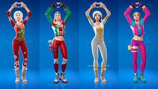 Fortnite Bratty Emote With Cozy Commander Holly Striker Sagan Skin Thicc 🍑😜😱🔥 Who Won ?
