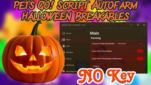 PETS GO! ✨ [NEW] AutoFarm Halloween Breakables and Coins Breakables Script NO KEY PASTEBIN