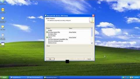 How to install SQL Server 2005 part 1