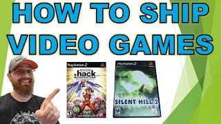 How to ship video games that you sold on Ebay. Shipping playstation, xbox, wii, disc style games. screenshot 1