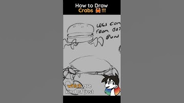 How to Draw Crabs 🦀!!!