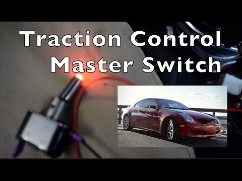 DIY: Infiniti G35 Master Traction Control Switch!