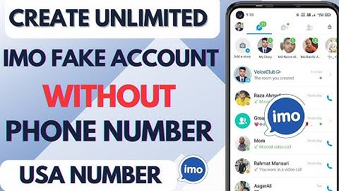 How to create imo account without phone number 2023 imo account kaise banaye