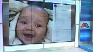 Our first look at Cam Newton's third child
