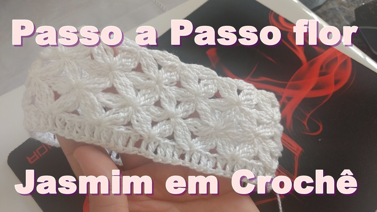 Passo a Passo Flor Jasmim em Croché - thptnganamst.edu.vn