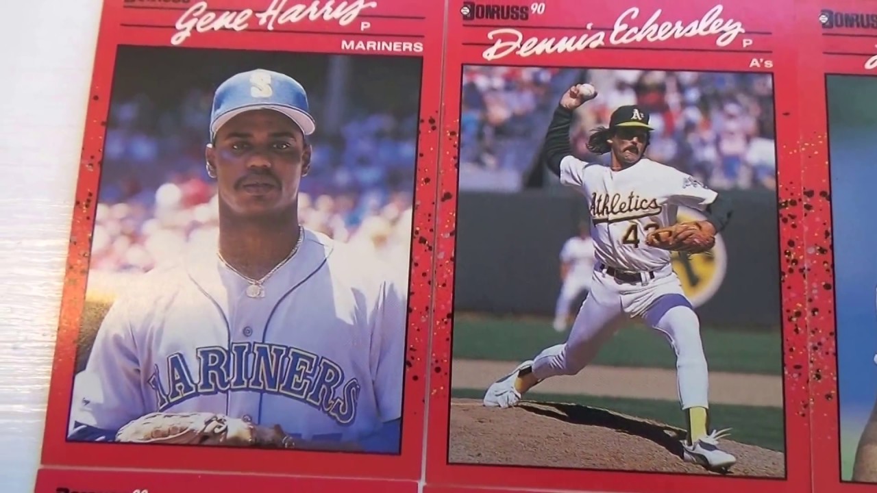 1989 Leaf/Donruss 90 Baseball cards 2 YouTube