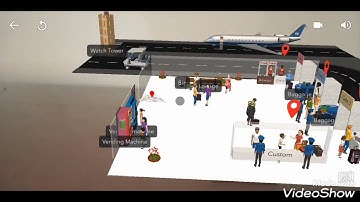 ✈️"At the airport" MERGE Cube & CoSpaces Edu