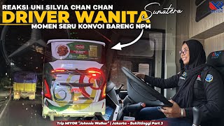 AKSI SKILL DRIVER WANITA UNI SINCHAN DILINTAS SUMATERA‼️😎 - Trip Miyor | Jakarta Bukittinggi Part 3