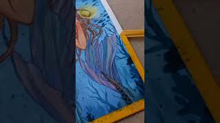  Fan Art  Ariel  Halle Bailey In Anime Style shorts watercolor thelittlemermaid ariel