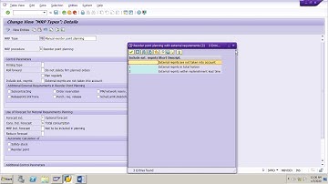 SAP MM MRP Re order Point Planning Part 4 Consumption based planning ECC6/S4 Hana