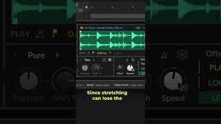 Spectral stretching in Sampler