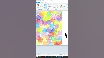 Drawing scenery In Paint 3D In MS Paint #shorts