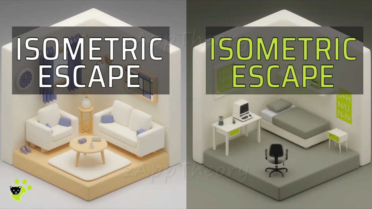 Isometric Escape (Isotronic CrazyGames) Escape Game Full Walkthrough 脱出