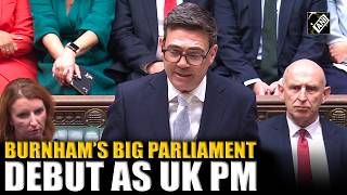 Burnham takes centre stage as UK PM, delivers first major statement in parliament