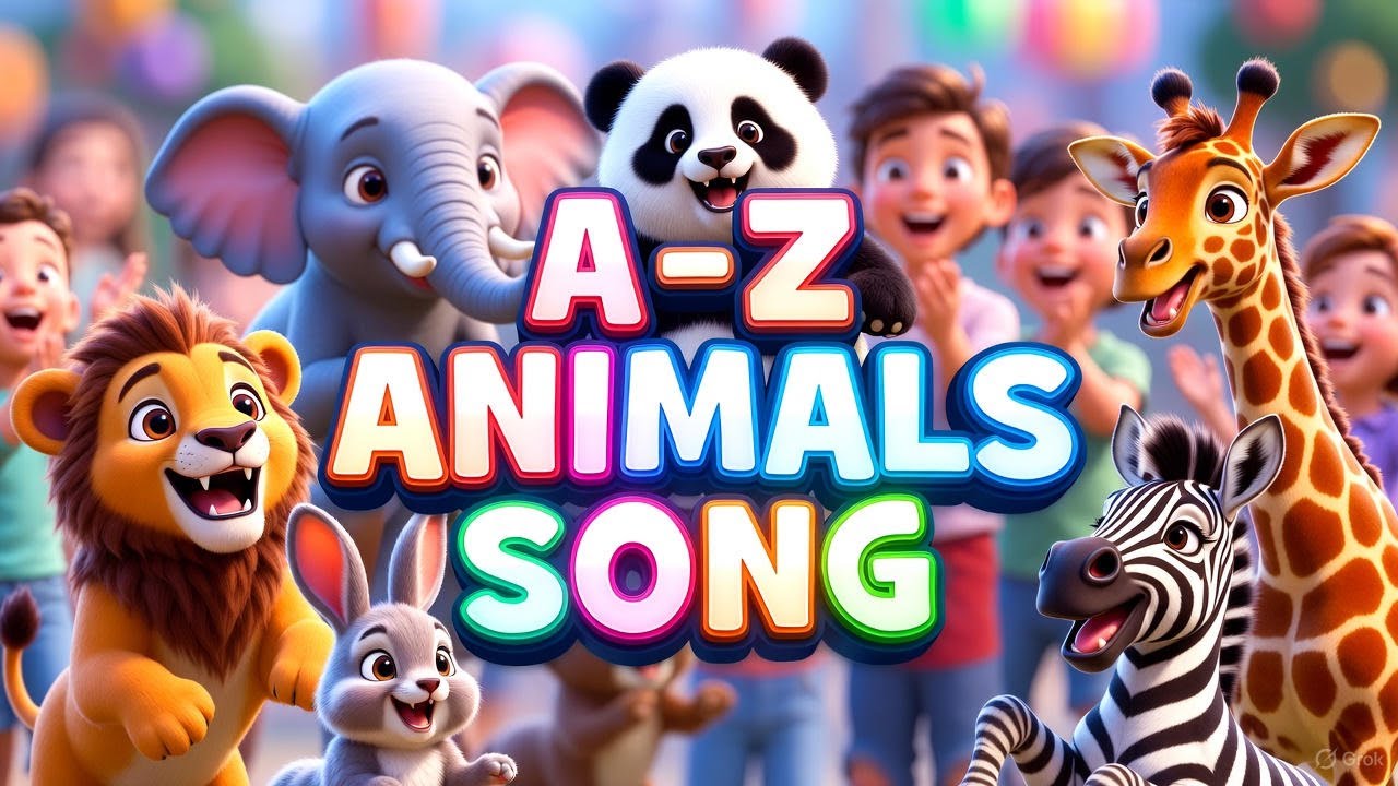A to Z Animals Song 🐾 | Learn Alphabet with Animals | BujjiTube Kids
