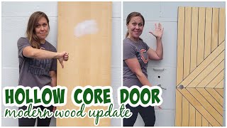 Update a Hollow Core Door - RV Camper Door Makeover to a Modern Wood Design by Refresh Living 1,875 views 1 year ago 5 minutes, 2 seconds