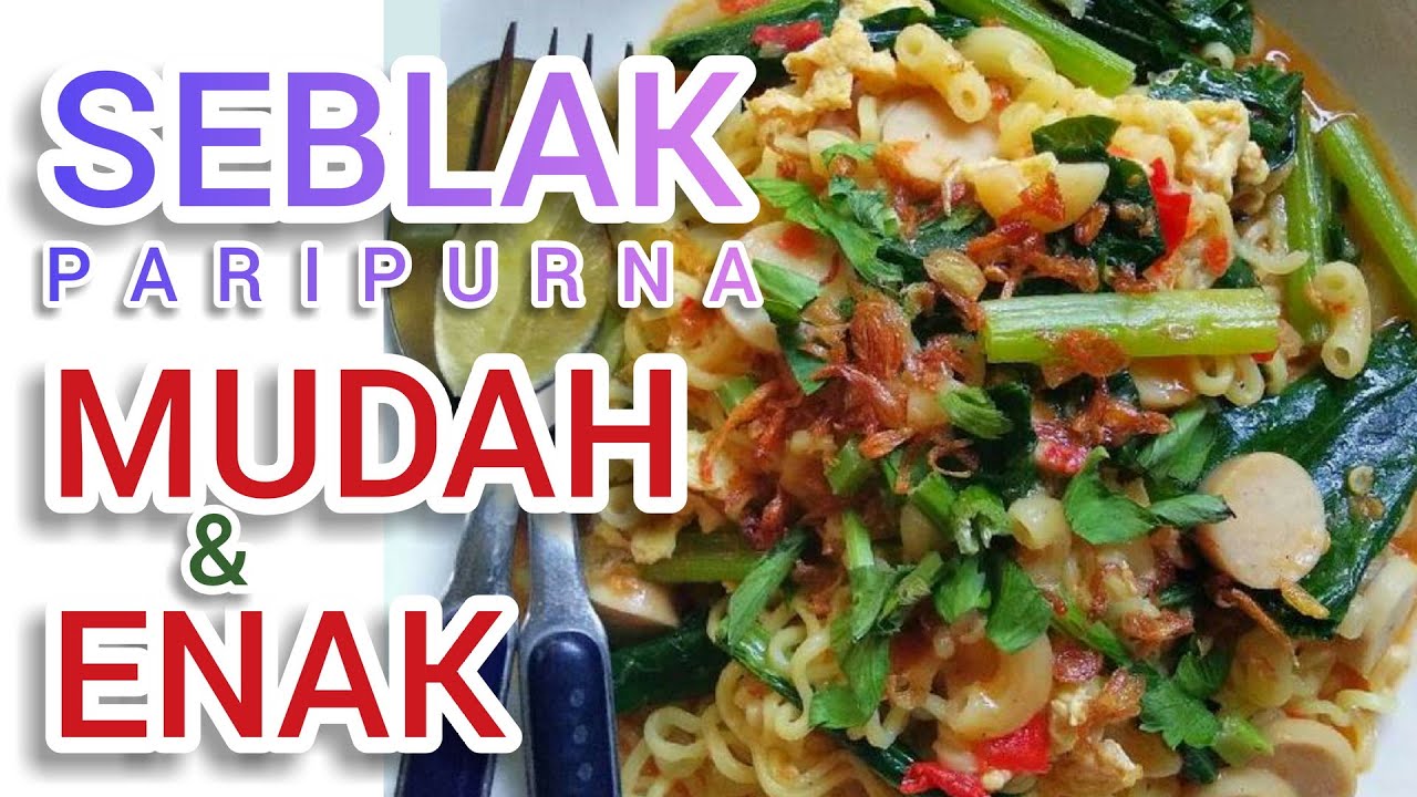Seblak Telur Mie Enak Mudah Bikin Nagih - YouTube