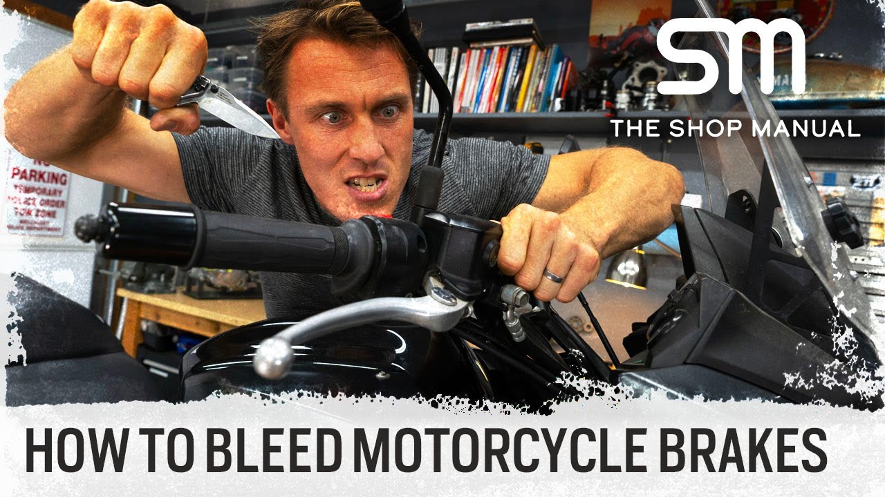 How To Flush and Bleed Your Motorcycle Brakes The Shop Manual YouTube
