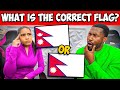 Kristen &amp; Reafe Play GUESS THE CORRECT FLAG *GETS INTENSE*