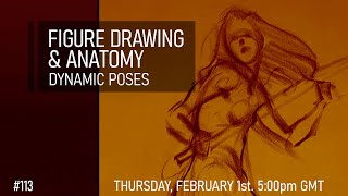 Figure Drawing &amp; Anatomy - Dynamic Poses #113