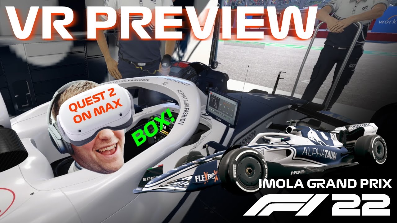 F1 22 VR Gameplay - Quest 2 and Valve Index - This is EPIC! 