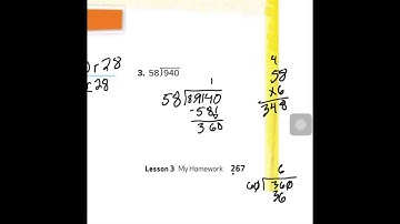 Chapter 4, lesson 3, Homework