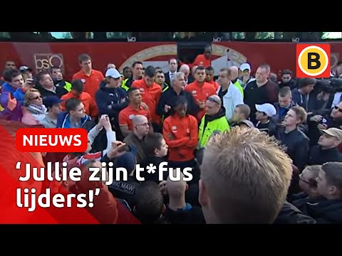 Supporters reageren woedend op spelers en trainer